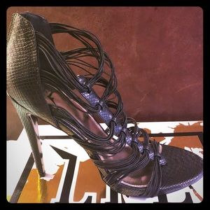 Lust for Life Black stiletto heals size 10